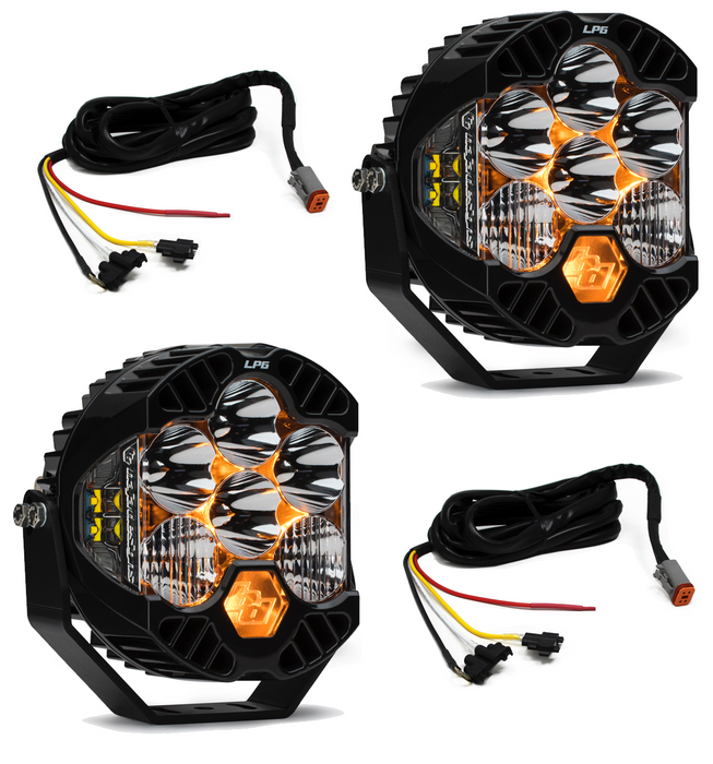 Baja Designs 447671UP Jeep JL/JT Rubicon Steel Bumper LED Light Kit LP6 w/Upfitter Baja Designs - Truck Part Superstore