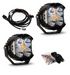 Baja Designs 447672UP Jeep JL/JT Rubicon Steel Bumper LED Light Kit LP4 w/Upfitter Baja Designs - Truck Part Superstore