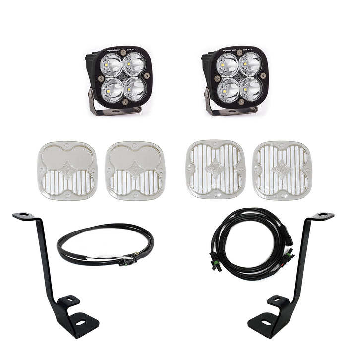 Baja Designs 447695UP F-150 A Pillar Kit Squadron Sport Spot 21-On Ford F150 W/ Upfitter Baja Designs - Truck Part Superstore