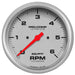 AutoMeter 4476 GAUGE; TACHOMETER; 5in.; 6K RPM; IN-DASH; ULTRA-LITE - Truck Part Superstore