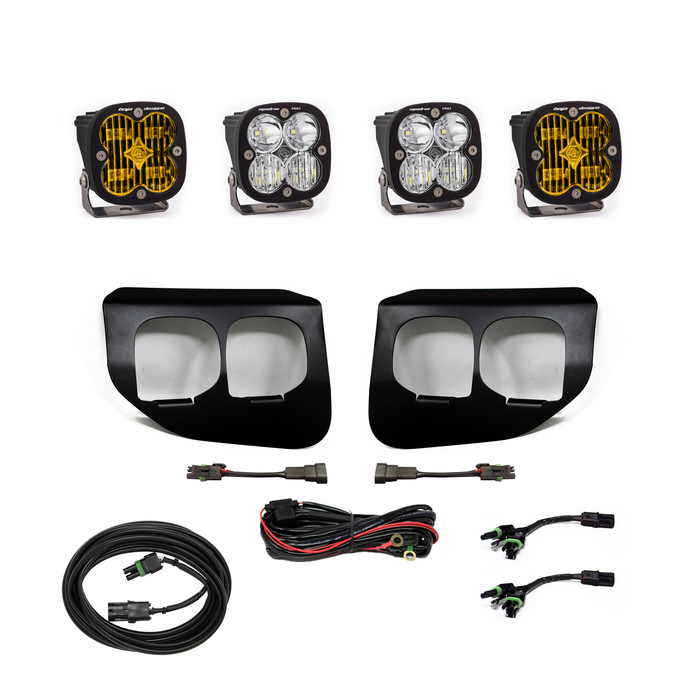 Baja Designs 447737 Ford Super Duty (20-22) Fog Lights Dual FPK Amber SAE/Pro DC Baja Designs - Truck Part Superstore