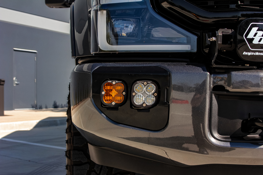 Baja Designs 447737UP Ford Super Duty (20-22) Fog Lights FPK Amber SAE/Pro DC Baja Designs w/Upfitter Baja Designs - Truck Part Superstore