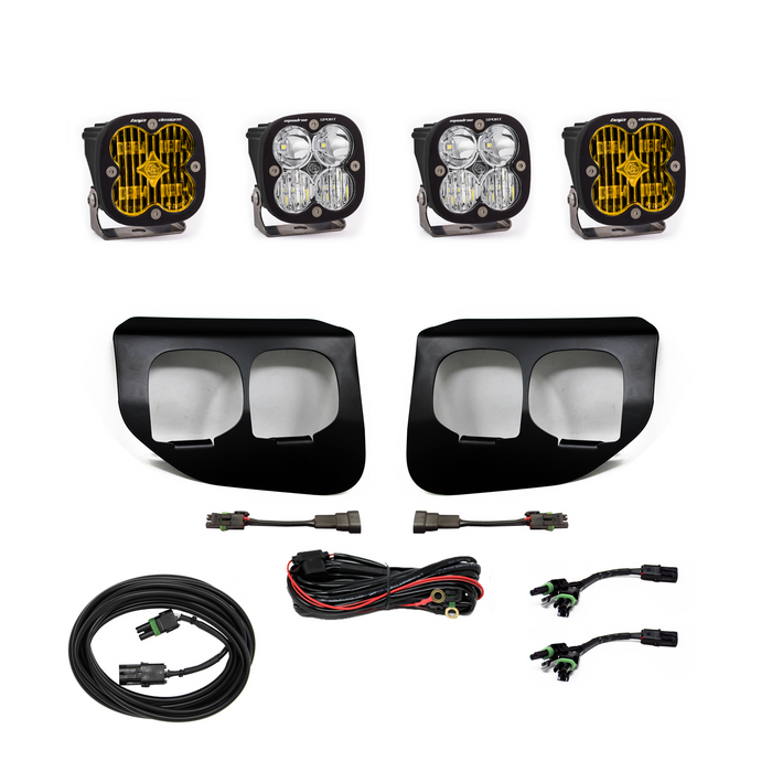 Baja Designs 447739 Ford Super Duty (20-22) Fog Lights Dual FPK Amber SAE/Sport DC Baja Designs - Truck Part Superstore