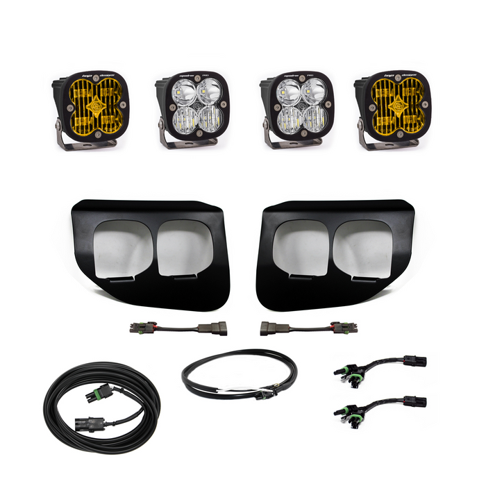 Baja Designs 447739UP Ford Super Duty (20-22) Fog Lights FPK Amber SAE/Sport DC Baja Designs w/Upfitter Baja Designs - Truck Part Superstore
