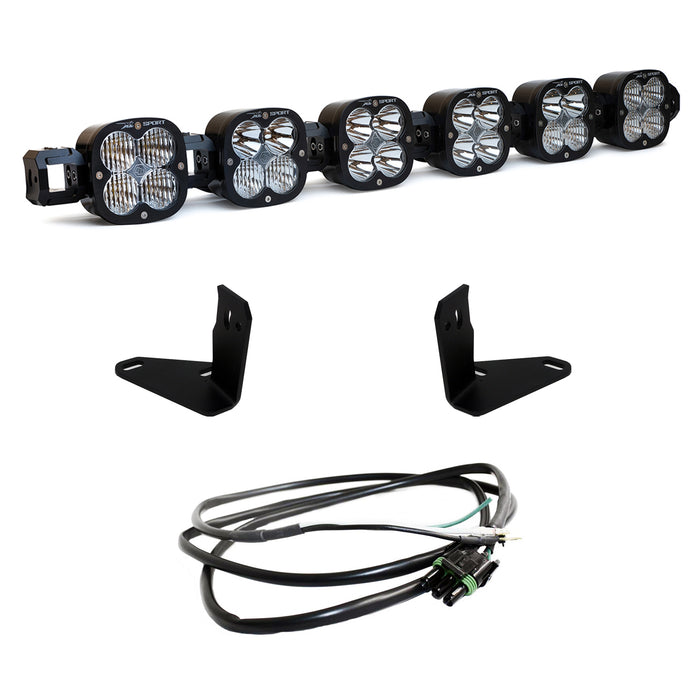 Baja Designs 447750UP 6 XL Linkable Light Bar Kit 21-Up Ford Bronco Steel Bumper Mount w/Upfitter Baja Desgins - Truck Part Superstore