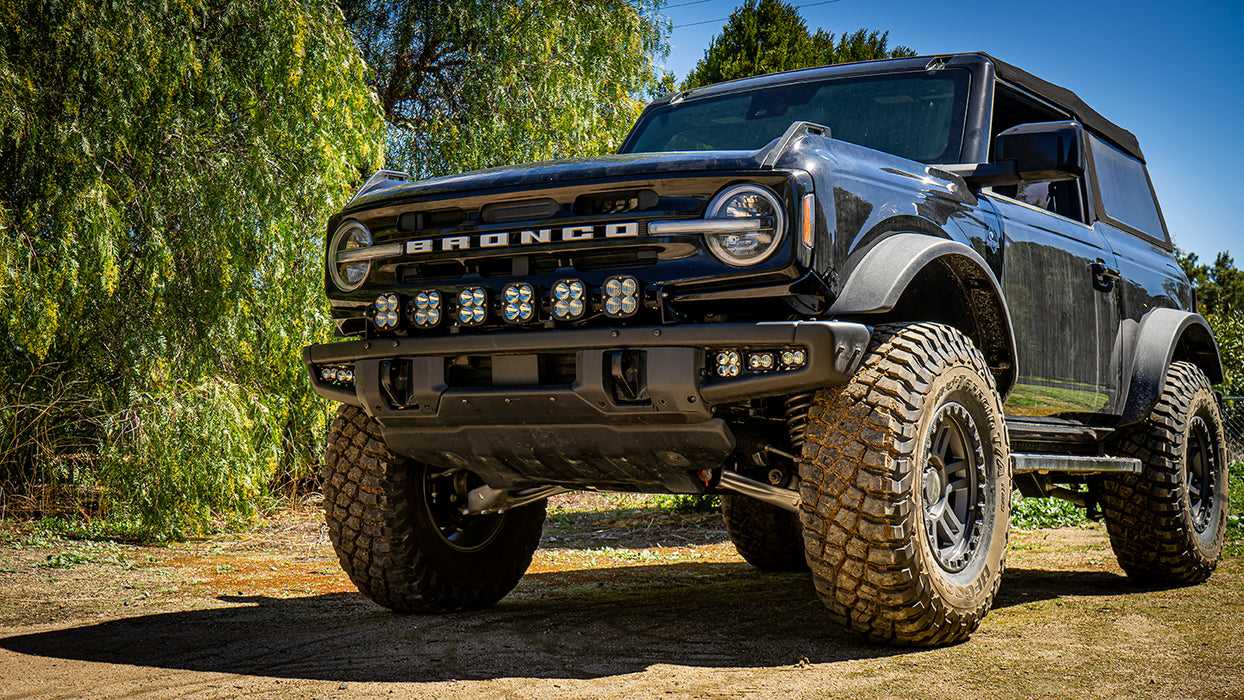 Baja Designs 447768 6 XL Linkable Light Bar Kit Plastic Bumper Mount 21-Up Ford Bronco Baja Designs - Truck Part Superstore