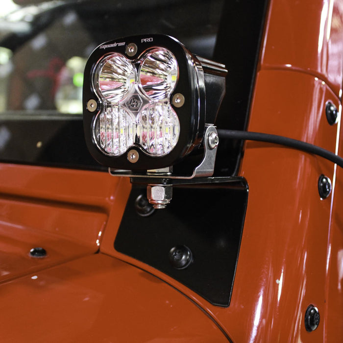 Baja Designs 447796 Jeep, JK Squadron Sport Spot A-Pillar Kit Baja Designs - Truck Part Superstore
