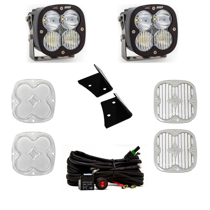 Baja Designs 447800 Jeep JK XL80 Drive/Combo A-Pillar Kit Baja Designs - Truck Part Superstore