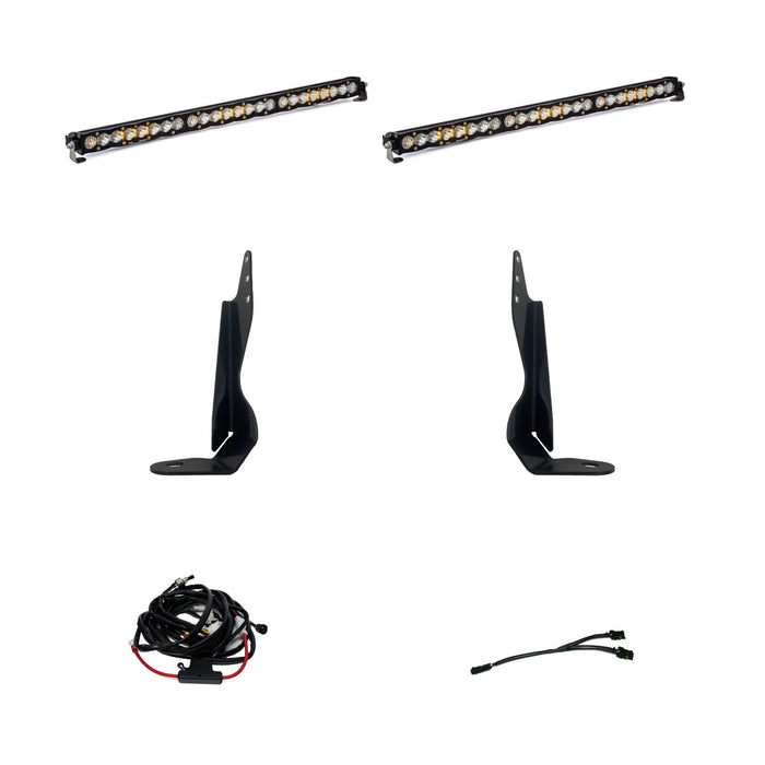 Baja Designs 447854 GMC 2500/3500 2020-On Behind Grill Kit Dual S8 Baja Designs - Truck Part Superstore