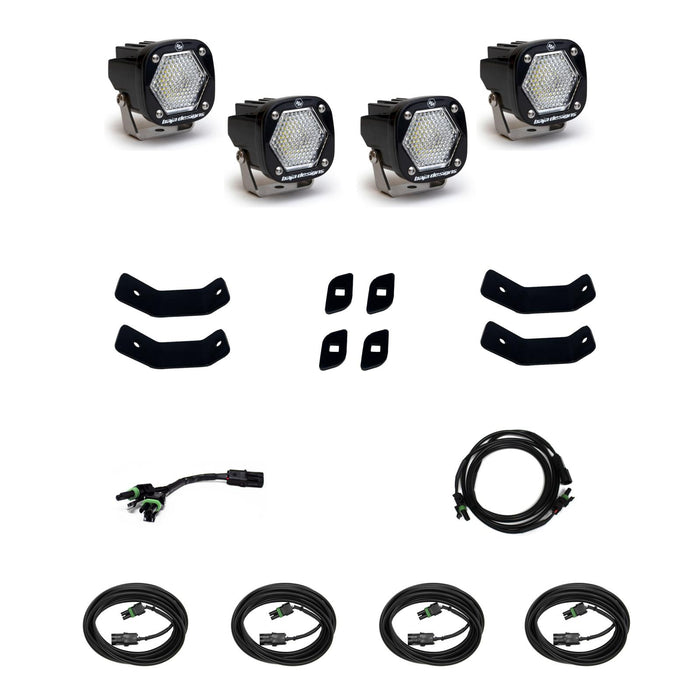 Baja Designs 447862 2019-On Mercedes Sprinter Van S1 Roof Rack Rail Kit Baja Designs - Truck Part Superstore