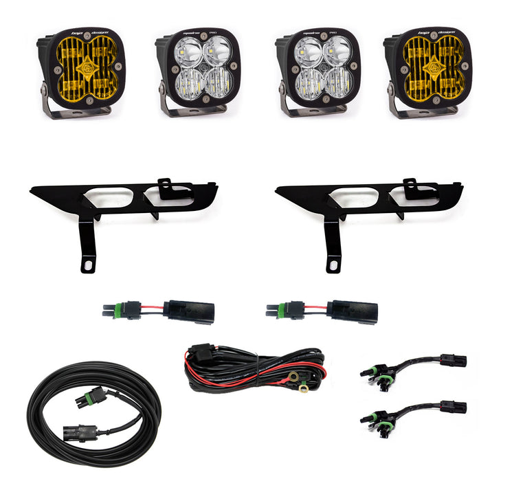 Baja Designs 447868 Ford, F150, (21-On), FPK, SAE Amber/Pro DC w/ DRL Baja Designs - Truck Part Superstore