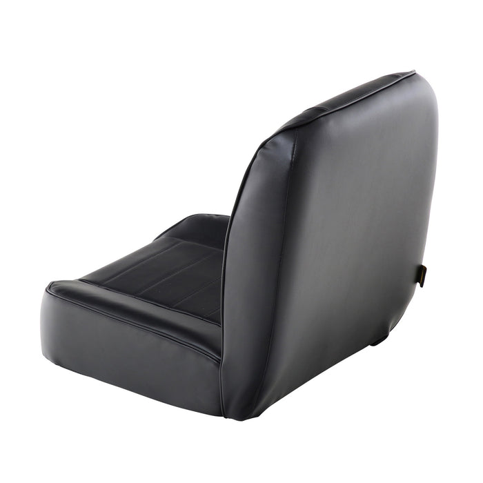 Smittybilt 44801 Front Seat 55-76 Jeep CJ Low Back Bucket Vinyl Black Smittybilt - Truck Part Superstore