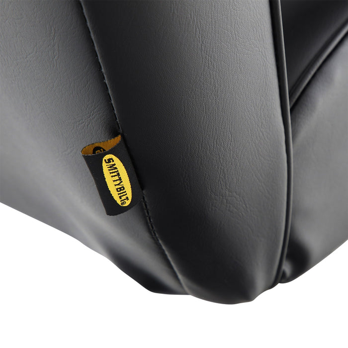 Smittybilt 44801 Front Seat 55-76 Jeep CJ Low Back Bucket Vinyl Black Smittybilt - Truck Part Superstore