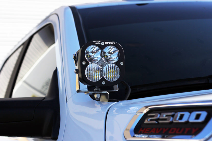 Baja Designs 448037 Dodge Ram LED Light Pods For Ram 2500/3500 19-On A-Pillar Kits XL Pro Driving Combo Baja Designs - Truck Part Superstore