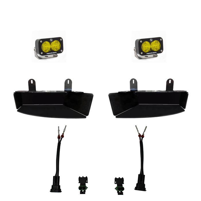 Baja Designs 448043 Dodge Ram Light Kit For Ram 2500/3500 19-On FPK S2 Sport W/C Amber Baja Designs - Truck Part Superstore