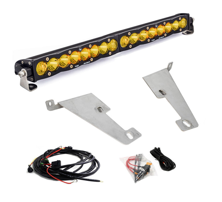 Baja Designs 448077 2022 Toyota Tundra 20” S8 Behind Bumper Kit Amber Non-Hybrid - Truck Part Superstore