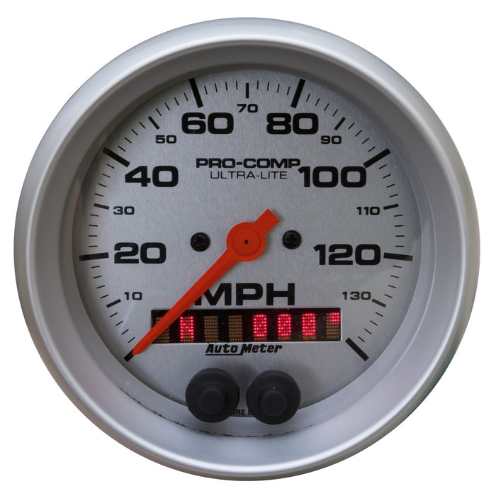 AutoMeter 4481 GAUGE; SPEEDOMETER; 5in.; 140MPH; GPS; ULTRA-LITE - Truck Part Superstore