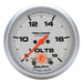AutoMeter 4483 GAUGE; VOLTMETER; 2 5/8in.; 18V; DIGITAL STEPPER MOTOR W/PEAK/WARN; ULTRA-LITE - Truck Part Superstore