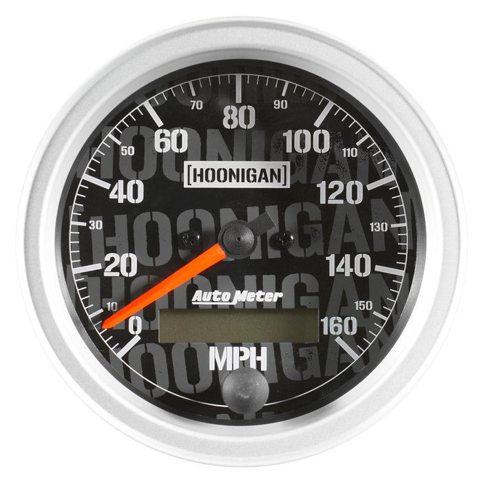 AutoMeter 4488-09000 GAUGE; SPEEDO; 3 3/8in.; 160MPH; ELEC. PROGRAM W/LCD ODO; HOONIGAN - Truck Part Superstore