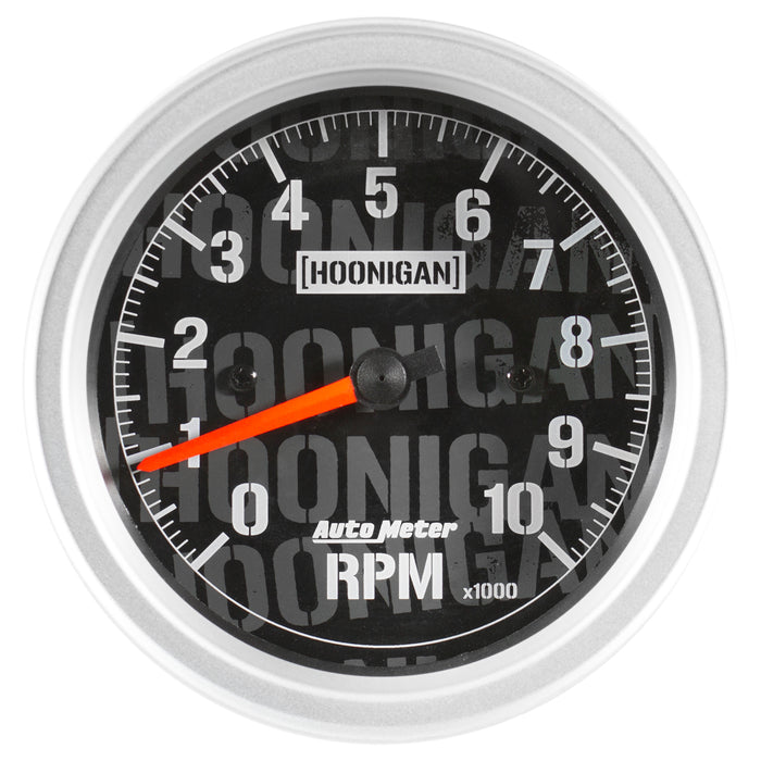 AutoMeter 4497-09000 GAUGE; TACHOMETER; 3 3/8in.; 10K RPM; IN-DASH; HOONIGAN - Truck Part Superstore