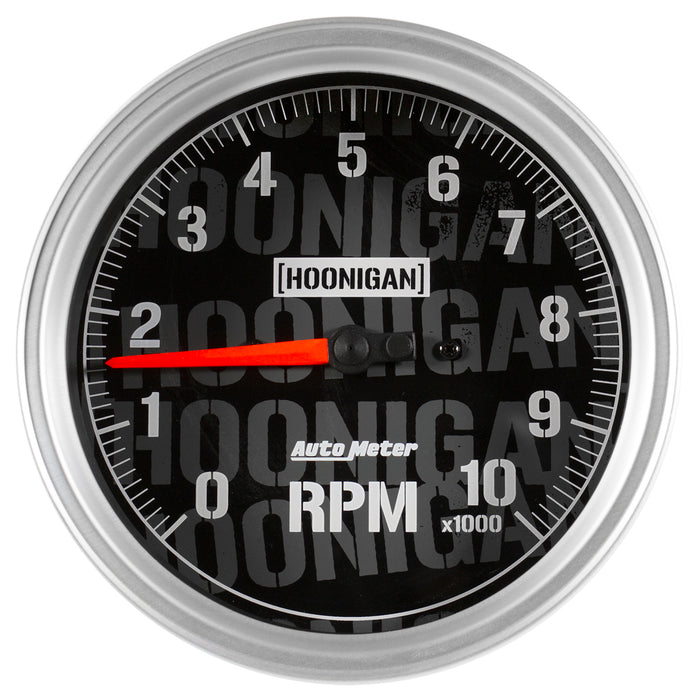 AutoMeter 4498-09000 GAUGE; TACHOMETER; 5in.; 10K RPM; IN-DASH; HOONIGAN - Truck Part Superstore