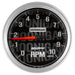 AutoMeter 4498-09000 GAUGE; TACHOMETER; 5in.; 10K RPM; IN-DASH; HOONIGAN - Truck Part Superstore