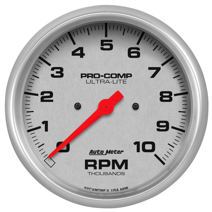 AutoMeter 4498 GAUGE; TACHOMETER; 5in.; 10K RPM; IN-DASH; ULTRA-LITE - Truck Part Superstore