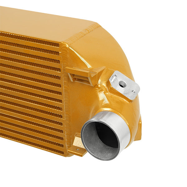 Mishimoto MMINT-FOST-13KPGD Ford Focus ST Intercooler Kit, 2013-2018, Gold Cooler, Polished Pipes - Truck Part Superstore