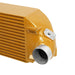 Mishimoto MMINT-FOST-13KPGD Ford Focus ST Intercooler Kit, 2013-2018, Gold Cooler, Polished Pipes - Truck Part Superstore