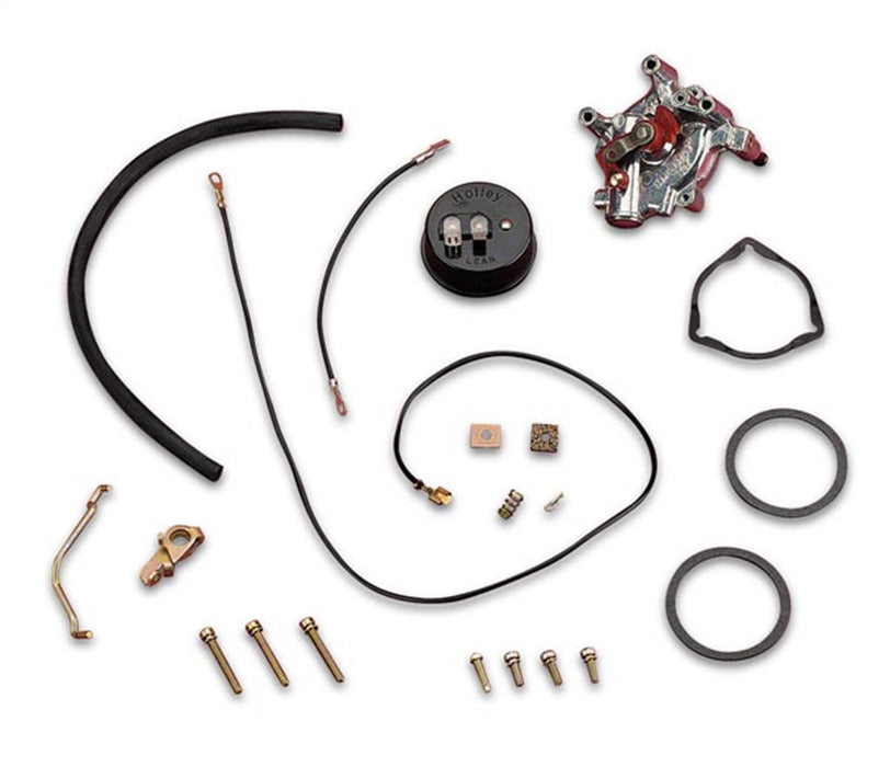 Holley 45-223S Electric Choke Conversion Kit; Shiny Finish; w/Internal Vacuum Source; - Truck Part Superstore