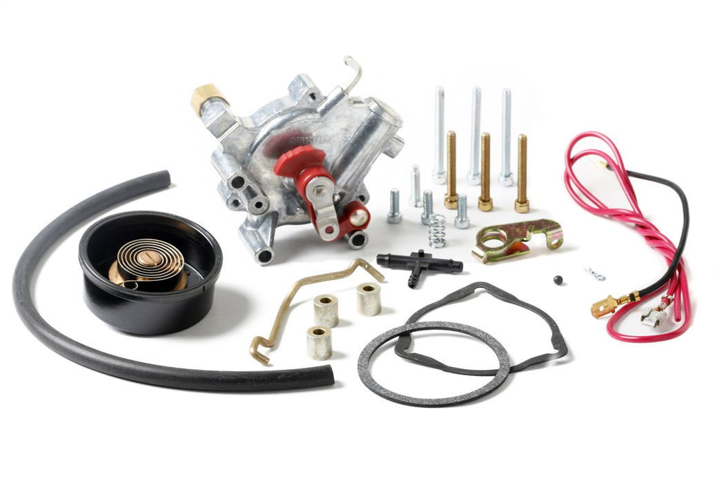 Holley 45-224S Electric Choke Conversion Kit; Shiny Finish; External Vacuum Source; - Truck Part Superstore