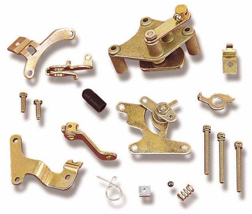 Holley 45-225 Manual Choke Conversion Kit; Incl. Mounting Hardware; Standard Finish; - Truck Part Superstore