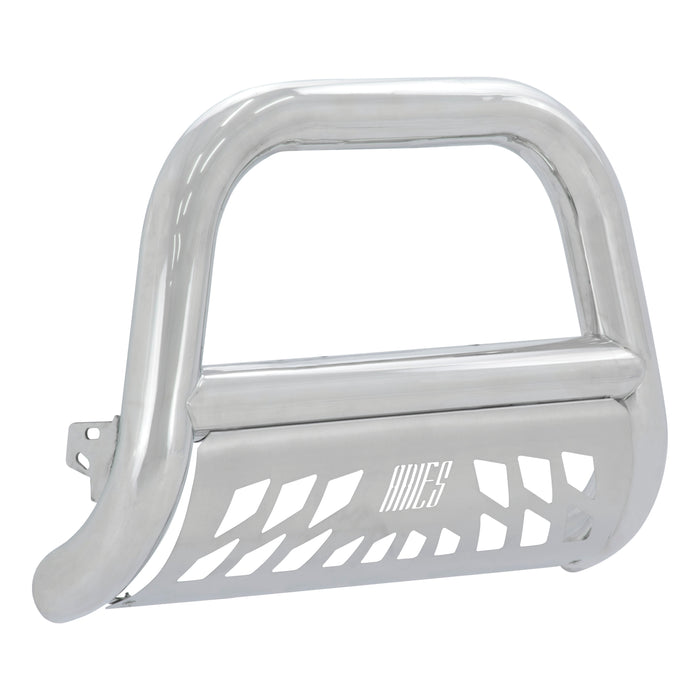 ARIES 45-4006 Big Horn 4in. Polished Stainless Bull Bar; Select Silverado; Sierra 2500; 3500 H - Truck Part Superstore