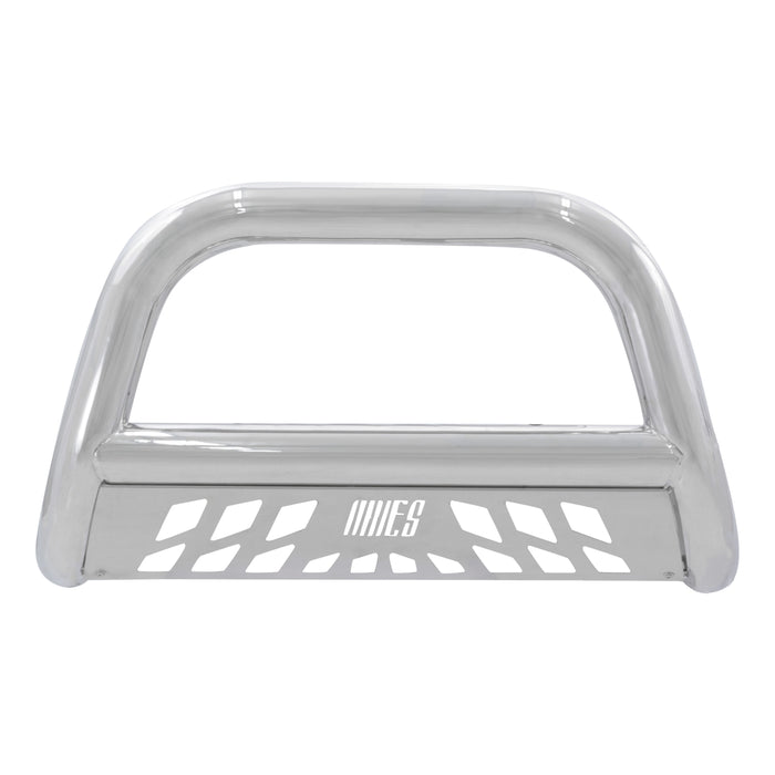 ARIES 45-4012 Big Horn 4in. Polished Stainless Bull Bar; Select Silverado; Sierra 1500 - Truck Part Superstore