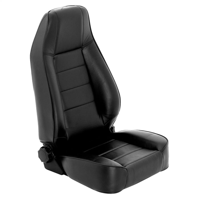 Smittybilt 45001 Front Seat Factory Style Replacement W/ Recliner 76-16 Wrangler CJ/YJ/TJ/LJ/JK Vinyl Black Smittybilt - Truck Part Superstore