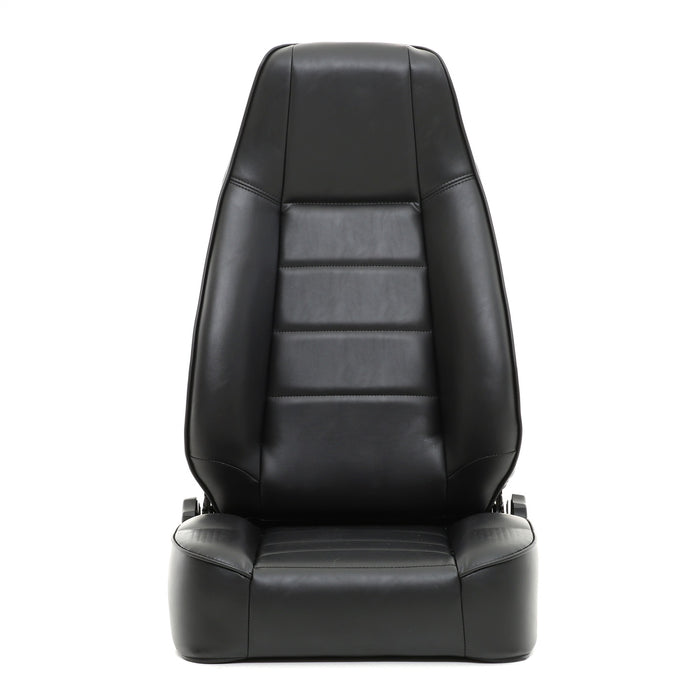 Smittybilt 45001 Front Seat Factory Style Replacement W/ Recliner 76-16 Wrangler CJ/YJ/TJ/LJ/JK Vinyl Black Smittybilt - Truck Part Superstore