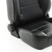 Smittybilt 45001 Front Seat Factory Style Replacement W/ Recliner 76-16 Wrangler CJ/YJ/TJ/LJ/JK Vinyl Black Smittybilt - Truck Part Superstore