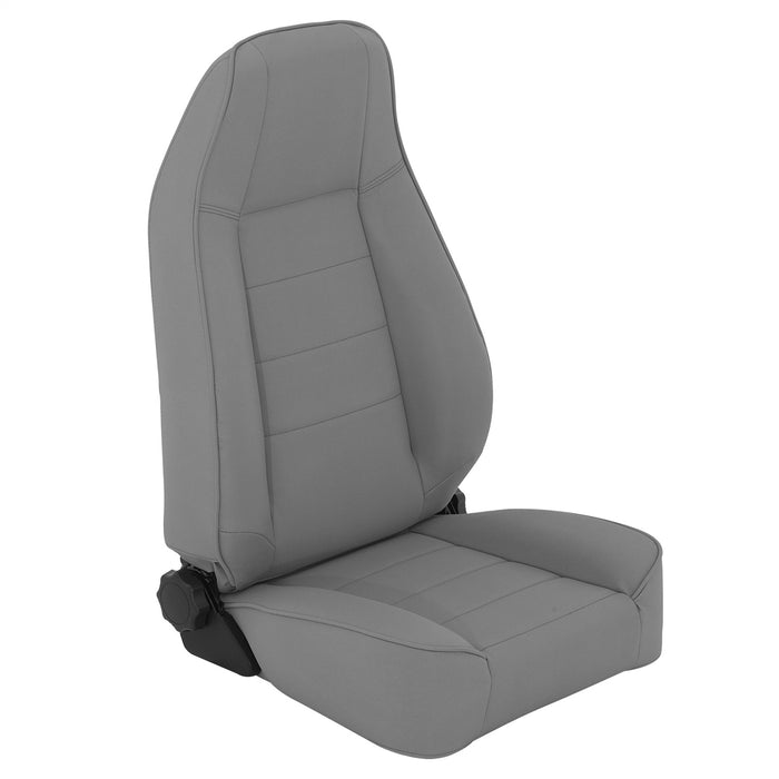 Smittybilt 45011 Front Seat Factory Style Replacement W/ Recliner 76-16 Wrangler CJ/YJ/TJ/LJ/JK Denim Gray Smittybilt - Truck Part Superstore