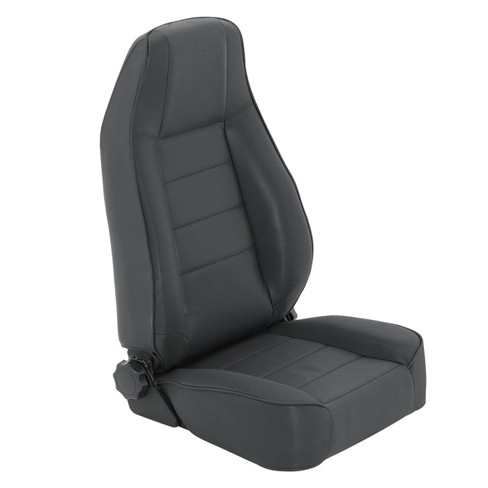 Smittybilt 45015 Front Seat Factory Style Replacement W/ Recliner 76-16 Wrangler CJ/YJ/TJ/LJ/JK Denim Black Smittybilt - Truck Part Superstore