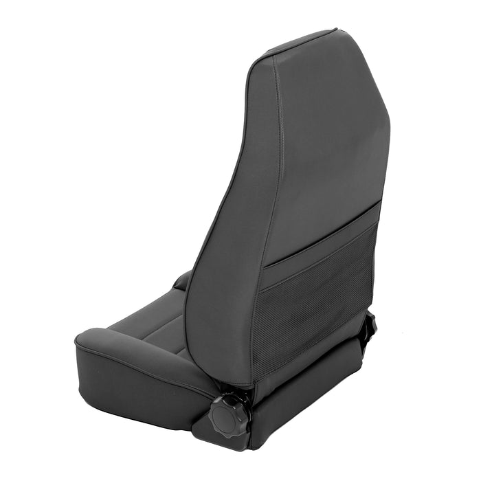 Smittybilt 45015 Front Seat Factory Style Replacement W/ Recliner 76-16 Wrangler CJ/YJ/TJ/LJ/JK Denim Black Smittybilt - Truck Part Superstore