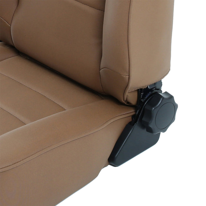 Smittybilt 45017 Front Seat Factory Style Replacement W/ Recliner 76-16 Wrangler CJ/YJ/TJ/LJ/JK Denim spice Smittybilt - Truck Part Superstore