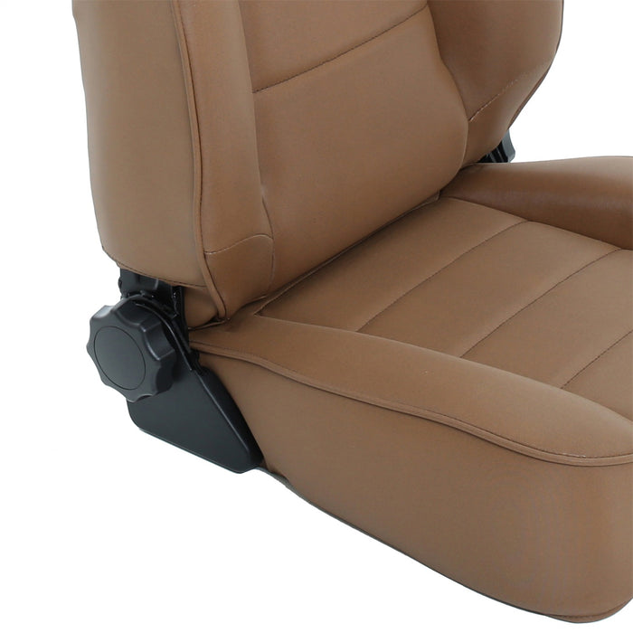 Smittybilt 45017 Front Seat Factory Style Replacement W/ Recliner 76-16 Wrangler CJ/YJ/TJ/LJ/JK Denim spice Smittybilt - Truck Part Superstore