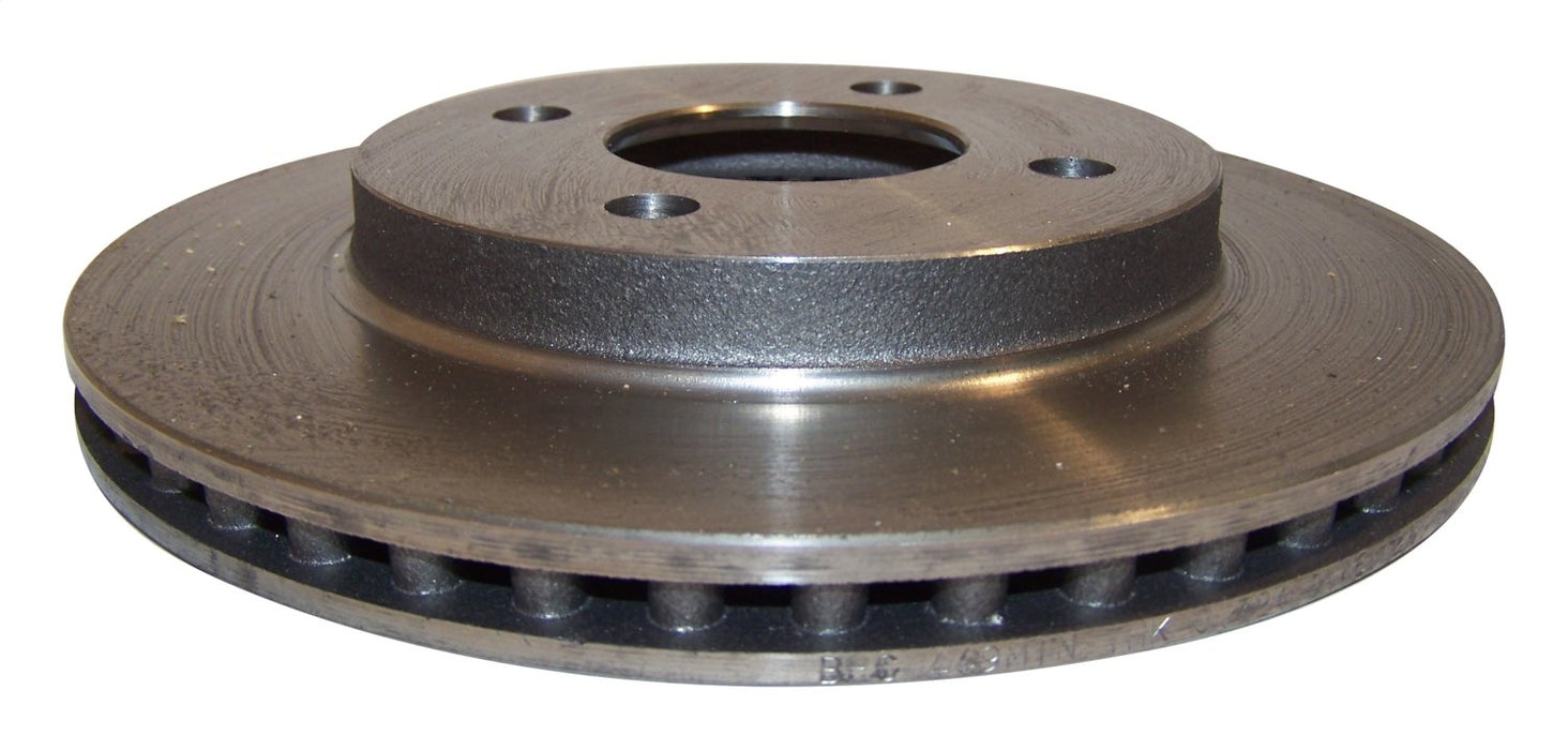 Crown Automotive Jeep Replacement 4509327 Brake Rotor; Front; w/4 Studs; - Truck Part Superstore
