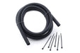 Mr Gasket 4510 Flex Wire Cover And Tie Kit; 1/2 in. x 6 ft.; Black; - Truck Part Superstore