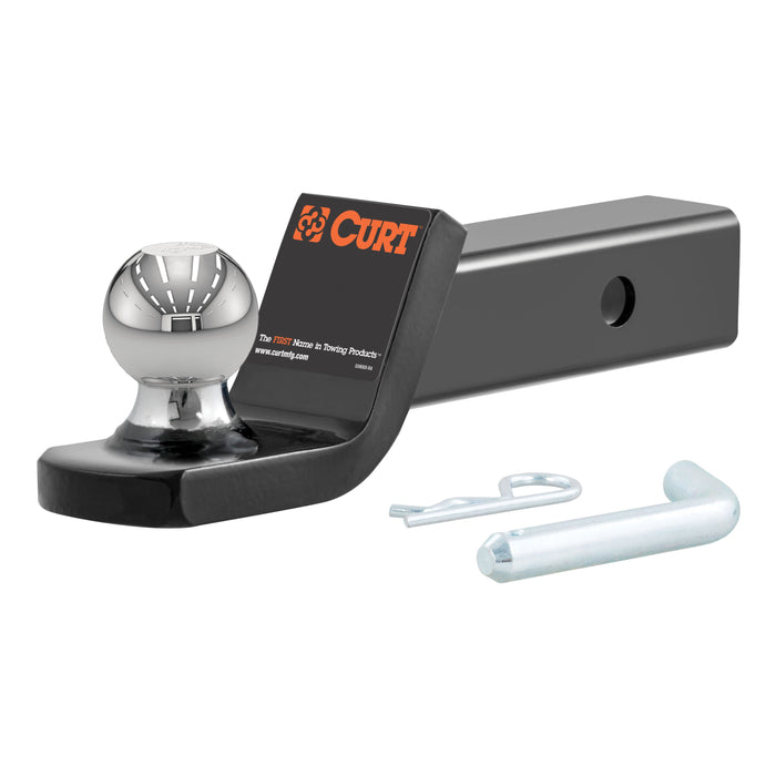 CURT 45134 Fusion Ball Mount with 2in. Ball (2in. Shank; 7;500 lbs.; 2in. Drop) - Truck Part Superstore