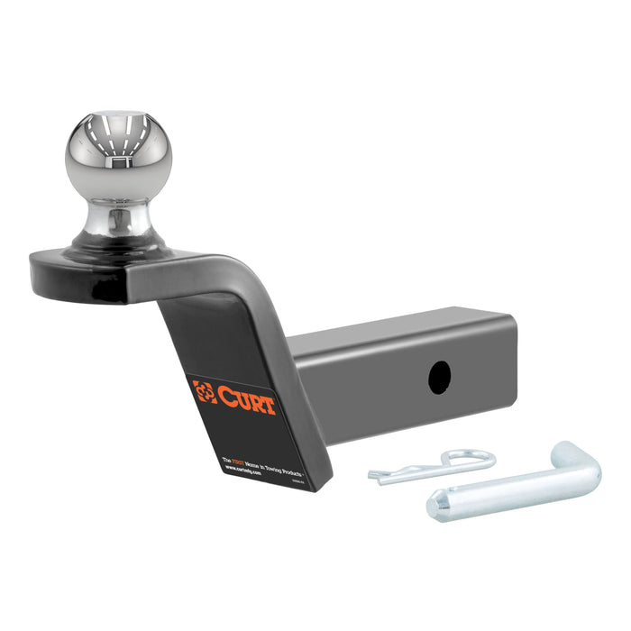 CURT 45155 Fusion Ball Mount with 2in. Ball (2in. Shank; 7;500 lbs.; 2in. Rise) - Truck Part Superstore