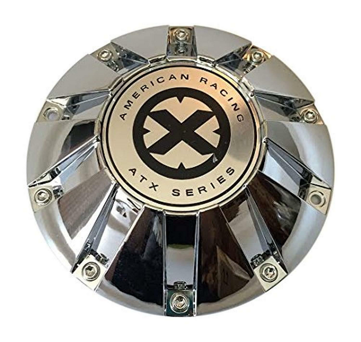 ATX Series 451L215 ATX PLASTIC COVERED LUG CAP CHROME/PVD - Truck Part Superstore