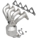 MagnaFlow Exhaust Products 452033 Catalytic Converter with Integrated Exhaust Manifold - Truck Part Superstore