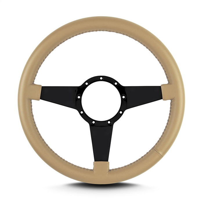 Lokar 45209 Lecarra Mark 4 Standard Steering Wheel; Tan; Black Spokes; 14 in. Standard Grip; - Truck Part Superstore