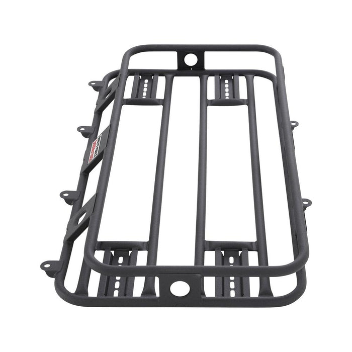 Smittybilt 45304JT Defender Basket Rack; Black/Red; Incl. Hardware; - Truck Part Superstore